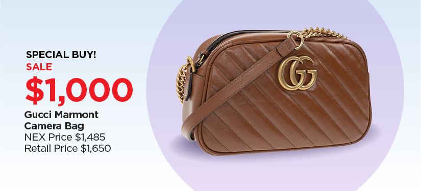 Special Buy!  $1,000 Gucci Marmont Camera Bag & $2,000 Saint Laurent Lou Lou Small Leather Bag
