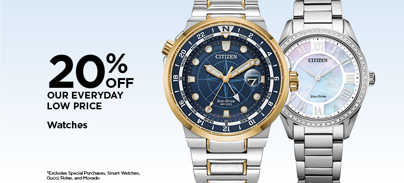 20% Off Watches