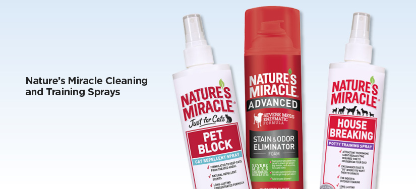 Natures Miracle Cleaning and Training Sprays