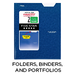 Folders, Binders & Portfolios