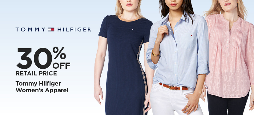 30% Off Retail Tommy Hilfiger Women's Apparel