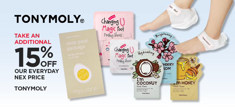 Take an Additional 15% Off Tony Moly