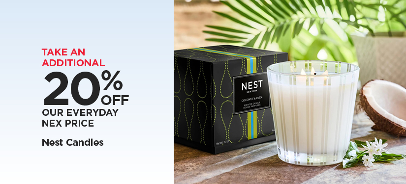 Take An Additional 20% Off Our Everyday NEX Price Nest Candles