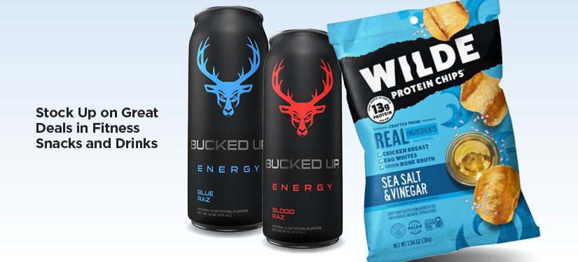 Stock Up on Great Deals in Fitness Foods & Drinks