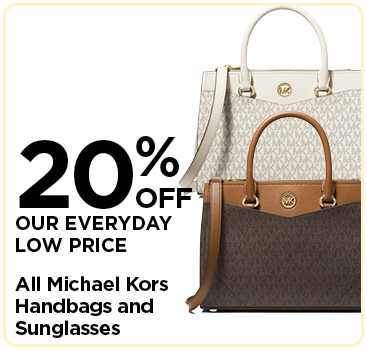20% Off All Michael Kors Handbags and Sunglasses