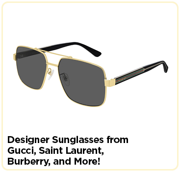 Designer Sunglasses from Gucci, Saint Laurent, Burberry, and More
