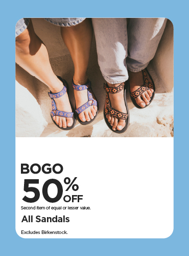 BOGO 50% Off All Sandals