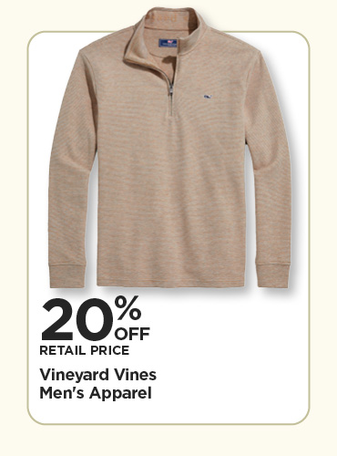 20% Off Vineyard Vines Mens Apparel