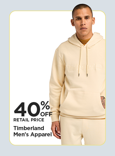 40% Off Timberland Mens Apparel