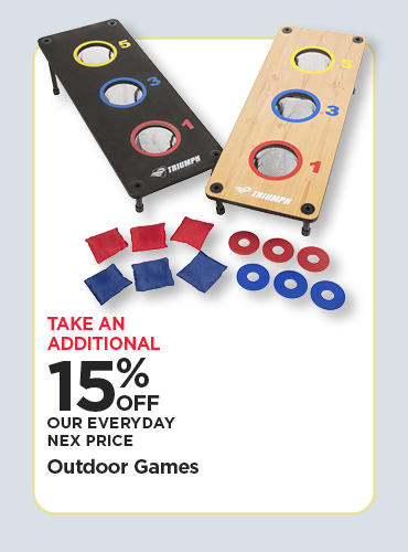 15% Off Outdoor Games