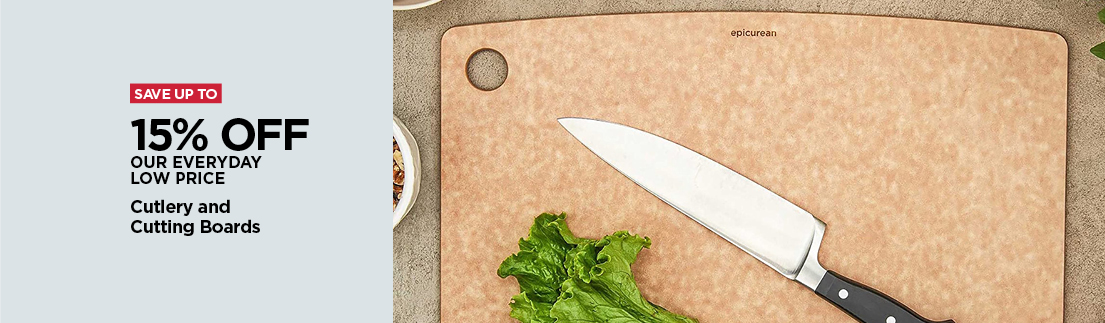 Save Up to 15% on Cutlery and Cutting Boards