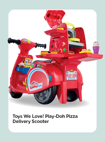 Toys We Love Play Doh Pizza Delivery Scooter