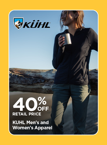 40% Off KUHL Mens & Womens Apparel