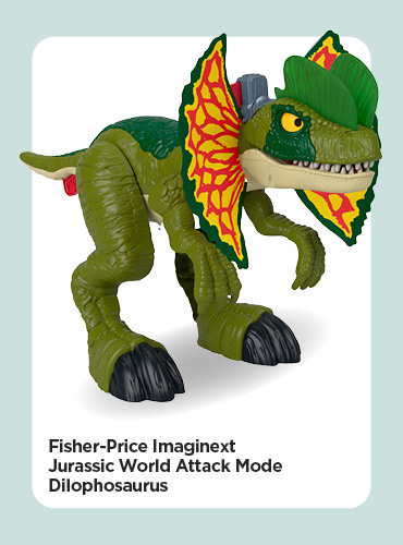 Fisher Price Imaginext Jurassic World Attack Mode Dilophosaurus