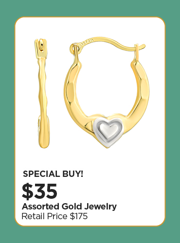 Assorted Gold Jewelry