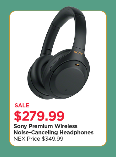 Sony Premium Wireless Noise-Canceling Headphones