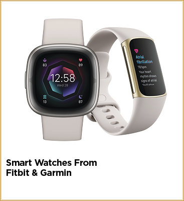Smart Watches From Fitbit & Garmin