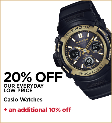 20% Off Casio Watches