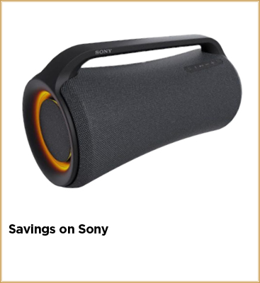 Savings on Sony