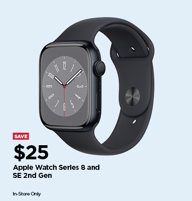 New! Save $25 Off Apple Watch Series 8 and SE 2nd Generation