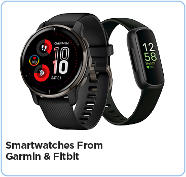 Smartwatches from Garmin & Fitbit