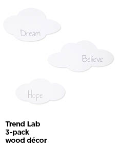 Trend Lab 3-Pack  Wood Décor