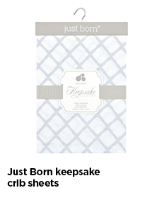 Just Born Keepsake Crib Sheets