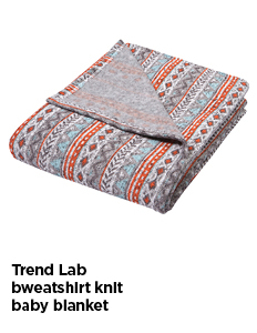 Trend Lab Sweatshirt Knit Baby Blanket