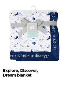 Explore, Discover, Dream Blanket