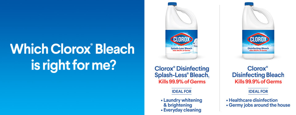 Which Clorox bleach is right for me?