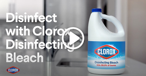 How to make disinfectant with Clorox Splash-Less bleach