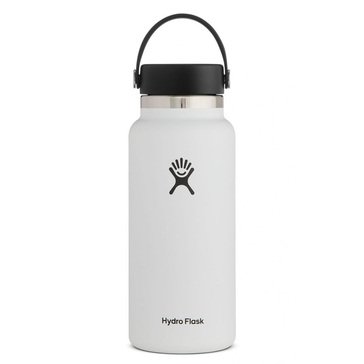 Hydro Flask 32oz Wide Mouth 2.0 with Flex Lid White