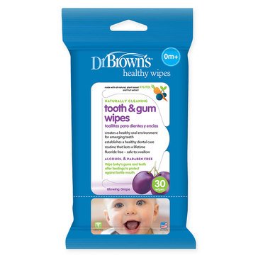 Dr. Brown's Tooth and Gum Wipes, 30-Pack