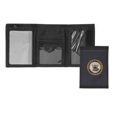 Mercury Luggage USN Embroidered Seal Tri-Fold Wallet