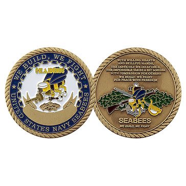 Navy Seabee Coin