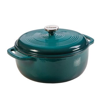 Lodge 6-Quart Enameled Cast Iron Dutch Oven