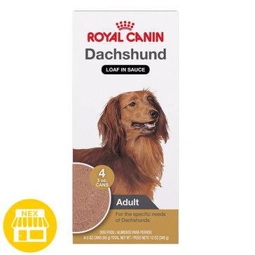 Royal Canin Dachshund 4-Pack, Wet Dog Food, 3 oz.