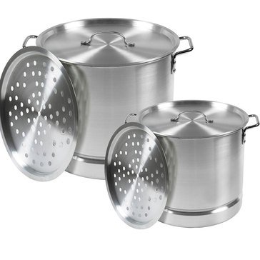 Imusa 32-quart and 10-quart Steamer Set