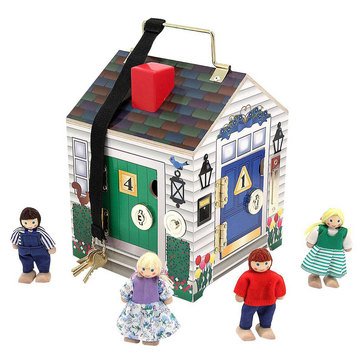 Melissa & Doug Wooden Doorbell House