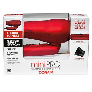 Conair MiniPro Tourmaline Ceramic Styler (263SR)