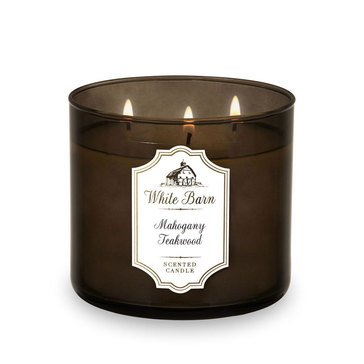 Bath & Body Works 3 Wick Candle Mahogany Teakwood