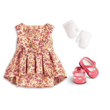 American Girl Melody's Fancy Floral Dress