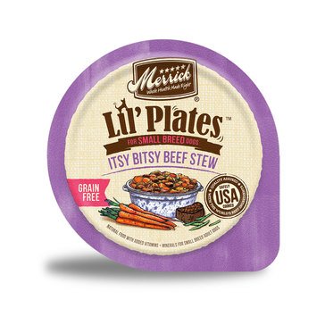 Merrick Lil' Plates Grain Free Itsy Bitsy Beef Stew 3.5 oz Adult Wet Dog Food