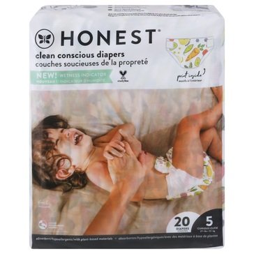 The Honest Company Diapers Size 5 - Jumbo Pack, 20ct