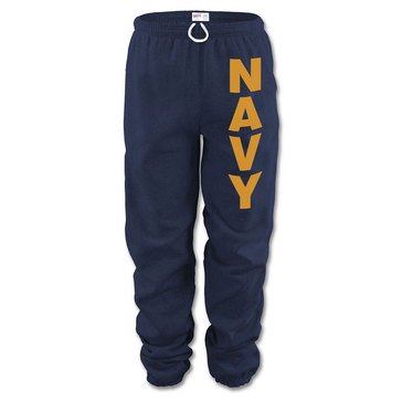Soffe Men's USN Fleece Sweatpants Navy 