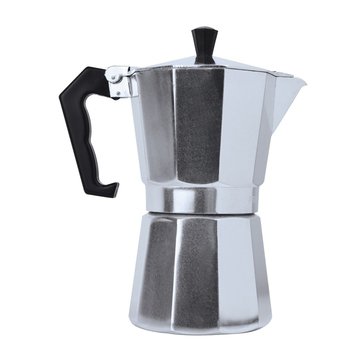 Primula 6-Cup Stovetop Espresso Maker, Polished Aluminum