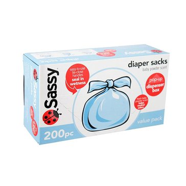 Sassy Diaper Sacks, 200-Count