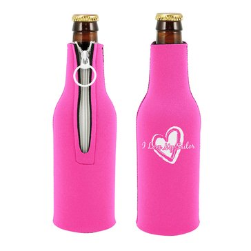 MCM Gifts Love My Sailor Zip Bottle Koozie