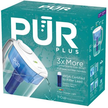 PUR Ultimate 11-Cup Pitcher Filtration System with Lead Reduction