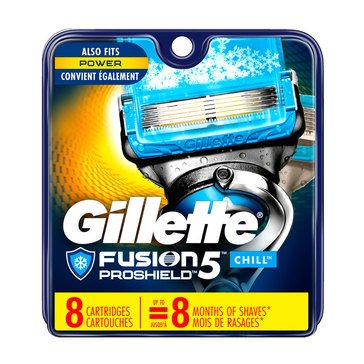Gillette Fusion 5 Proshield Chill 8-Count Cartridges